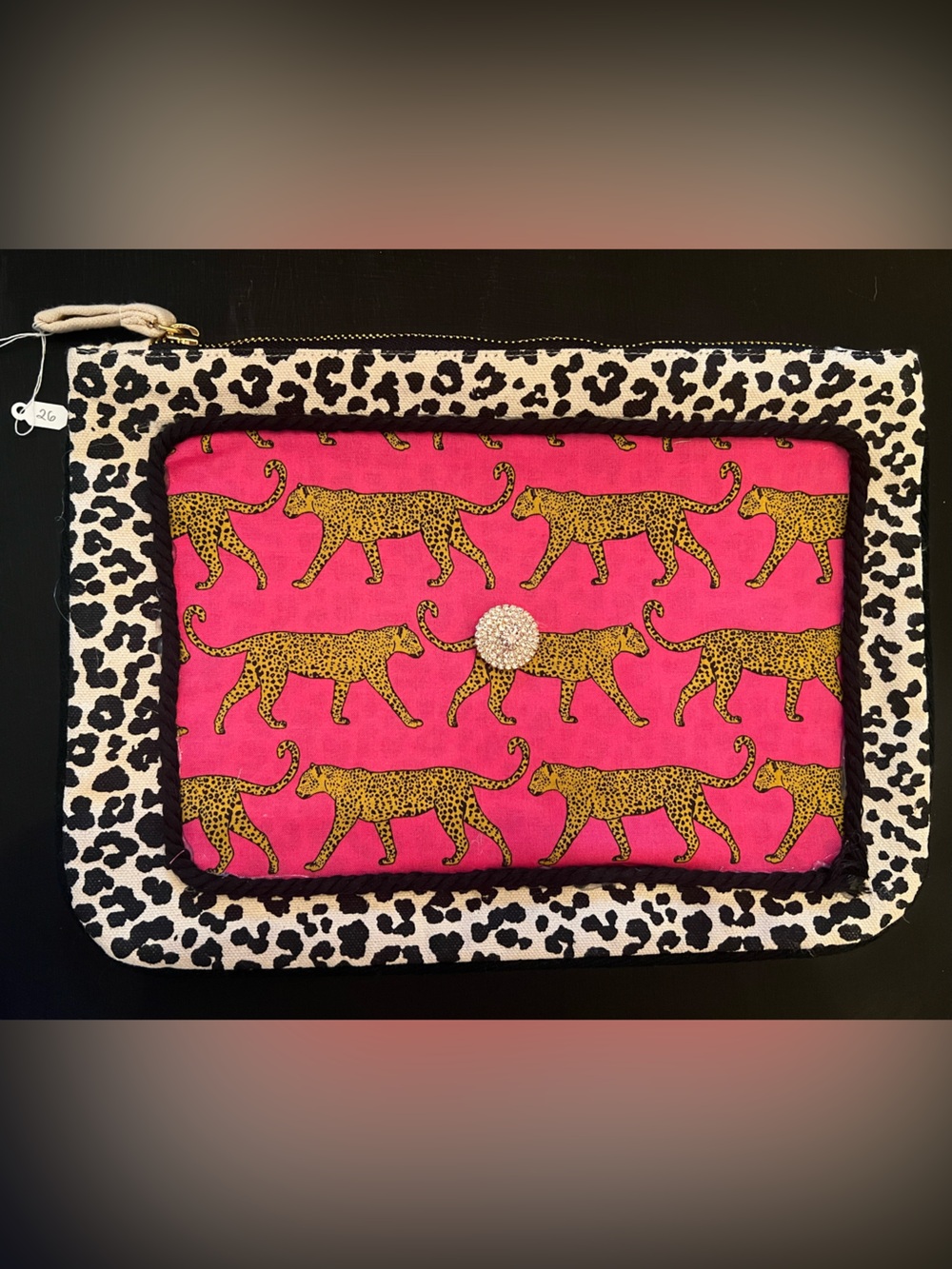 Pink Leopard Print Purse Pouch - Fashionable